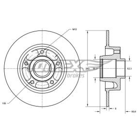 Acquista Disco freno da TOMEX brakes TX 72-011 a buon mercato per soli 62,97 €