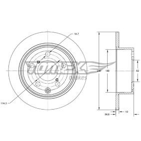 Bremsscheibe TX 73-24 für TOYOTA
