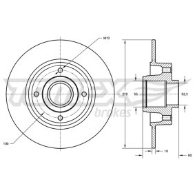 Acquista Disco freno da TOMEX brakes TX 73-601 a buon mercato per soli 86,10 €