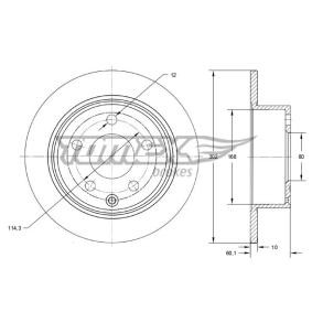 Bremsscheibe von TOMEX brakes