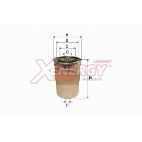 Kraftstofffilter für MITSUBISHI von AP XENERGY