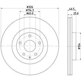 MAZDA Bremsscheibe von MINTEX