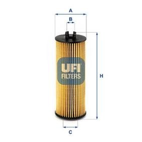 Compre Filtro de óleo da UFI 25.248.00 a um preço baixo por 7,53 €