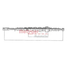 Acquista Cavo freno a mano da METZGER 10.399 a buon mercato per soli 22,35 €