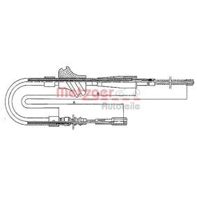 Acquista Cavo freno a mano da METZGER 10.409 a buon mercato per soli 14,00 €