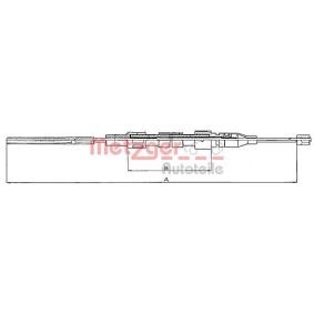 Acquista Cavo freno a mano da METZGER 10.744 a buon mercato per soli 10,31 €