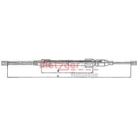 Acquista Cavo freno a mano da METZGER 10.745 a buon mercato per soli 8,24 €