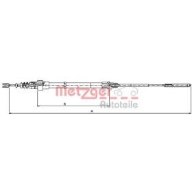 Acquista Cavo freno a mano da METZGER 10.7491 a buon mercato per soli 9,48 €