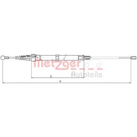 Acquista Cavo freno a mano da METZGER 10.7505 a buon mercato per soli 11,42 €