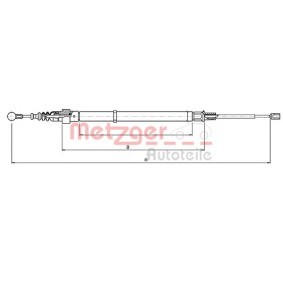 Acquista Cavo freno a mano da METZGER 10.9033 a buon mercato per soli 12,95 €