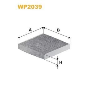 Kjøp Kupefilter av WIX FILTERS WP2039 til den lave prisen 308,80 NOK