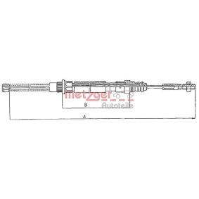Handbremsseil für PEUGEOT von METZGER