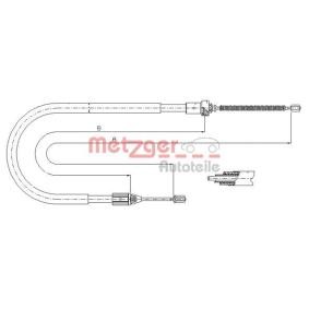 Acquista Cavo freno a mano da METZGER 11.6586 a buon mercato per soli 13,83 €