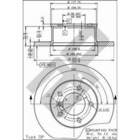 Acquista Disco freno da METZGER 14312 a buon mercato per soli 103,13 €