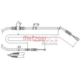 Handbremsseil 17.0583 für MAZDA