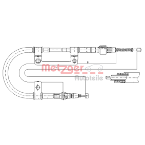 Handbremsseil 17.0590 für MAZDA