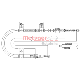 Handbremsseil 17.0591 für 626 IV Schrägheck (GE) für 19,63 CHF