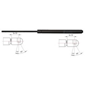 Compre Mola pneumática, capot do motor da METZGER 2110166 a um preço baixo por 17,50 €