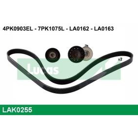 Köp Drivremssats av LUCAS LAK0255 till det låga priset 1063,54 kr