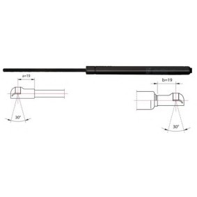 Compre Mola pneumática, capot do motor da METZGER 2110365 a um preço baixo por 18,84 €