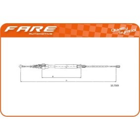 Handbremsseil 19272 für AUDI
