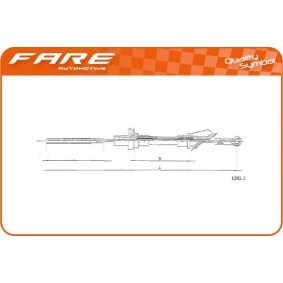 Acquista Cavo frizione da FARE SA 24488 a buon mercato per soli 13,14 €