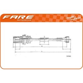 Acquista Cavo tachimetro da FARE SA 27520 a buon mercato per soli 51,88 €