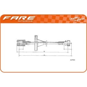 Acquista Cavo tachimetro da FARE SA 27529 a buon mercato per soli 58,29 €