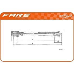 Acquista Cavo tachimetro da FARE SA 27536 a buon mercato per soli 50,65 €
