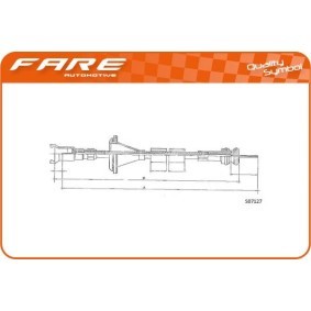 Acquista Cavo tachimetro da FARE SA 27540 a buon mercato per soli 66,77 €