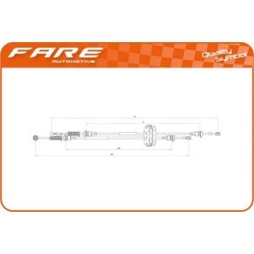 Acquista Cavo comando, Cambio manuale da FARE SA 29631 a buon mercato per soli 264,87 €