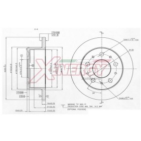 Bremsscheibe X601521 von AP XENERGY günstig für 56,75 € online kaufen