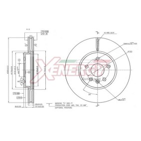 Bremsscheibe für CHEVROLET von AP XENERGY