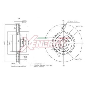 Bremsscheibe X602901 für ALFA ROMEO
