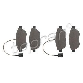 Acquista Kit pastiglie freni da TOPRAN 208 886 a buon mercato per soli 31,86 €