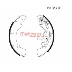 Compre Jogo de maxilas de travão da METZGER MG 981 a um preço baixo por 39,20 €
