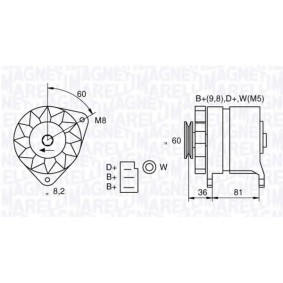Lichtmaschine von MAGNETI MARELLI