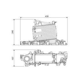 Köp Intercooler av VALEO 818684 till det låga priset 5140,26 kr