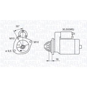 Compre Motor de arranque da MAGNETI MARELLI 063280029010 a um preço baixo por 124,97 €
