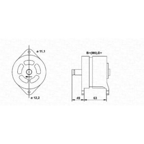 Lichtmaschine von MAGNETI MARELLI