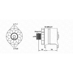 Lichtmaschine 063321096010 von MAGNETI MARELLI günstig für 201,32 € online kaufen