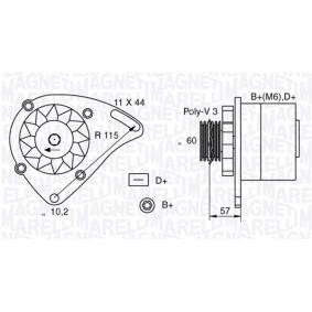 Lichtmaschine von MAGNETI MARELLI