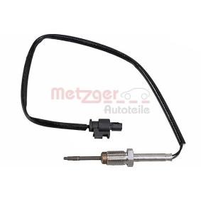 Compre Sensor, temperatura dos gases de escape de METZGER online para 6 Cabrio (F12) a preços moderados