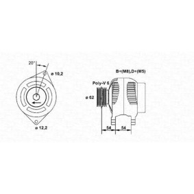 Lichtmaschine 063321809010 von MAGNETI MARELLI günstig für 152,55 € online kaufen