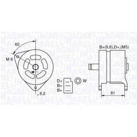 Lichtmaschine 063324157010 von MAGNETI MARELLI günstig für 134,97 € online kaufen