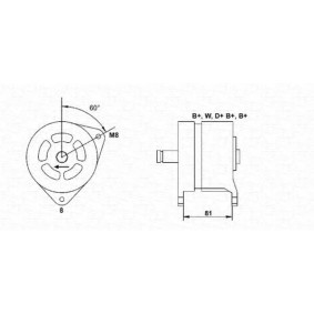 Lichtmaschine 063324161010 von MAGNETI MARELLI günstig für 427,37 € online kaufen