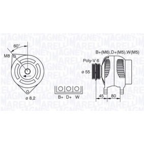 Lichtmaschine von MAGNETI MARELLI