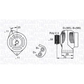Köp Generator av MAGNETI MARELLI 063341702010 till det låga priset 2509,66 kr