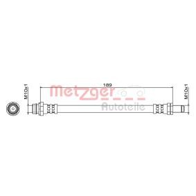 Køb Bremseslange af METZGER 4111467 til den lave pris 99,39 DKK