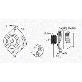 Lichtmaschine 063377001010 von MAGNETI MARELLI günstig für 238,03 € online kaufen